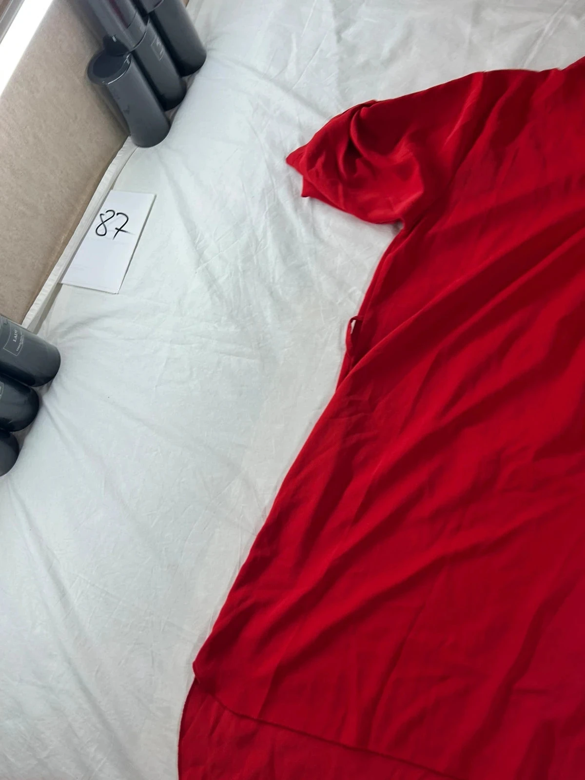 Vestido largo rojo vintage – photo 3
